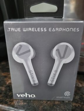 Veho Stix II True Wireless Earphones - White